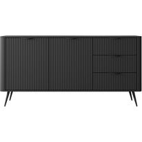 Lipasto Nomla 2D3S LANTE, 82x164cm, musta