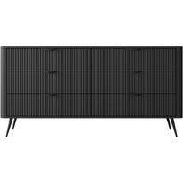 Lipasto Nomla 6S LANTE, 82x164cm, musta