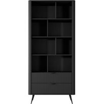 Kirjahylly Nomla LANTE, 88x194cm, musta