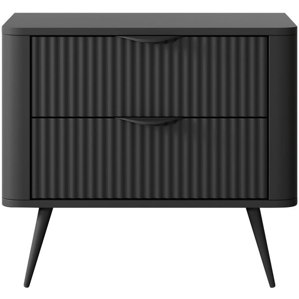 Yöpöytä Nomla LANTE, 64x38cm, musta