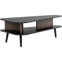 Sohvapöytä Nomla PINELLI PN-02, 100x57cm, musta/ruskea