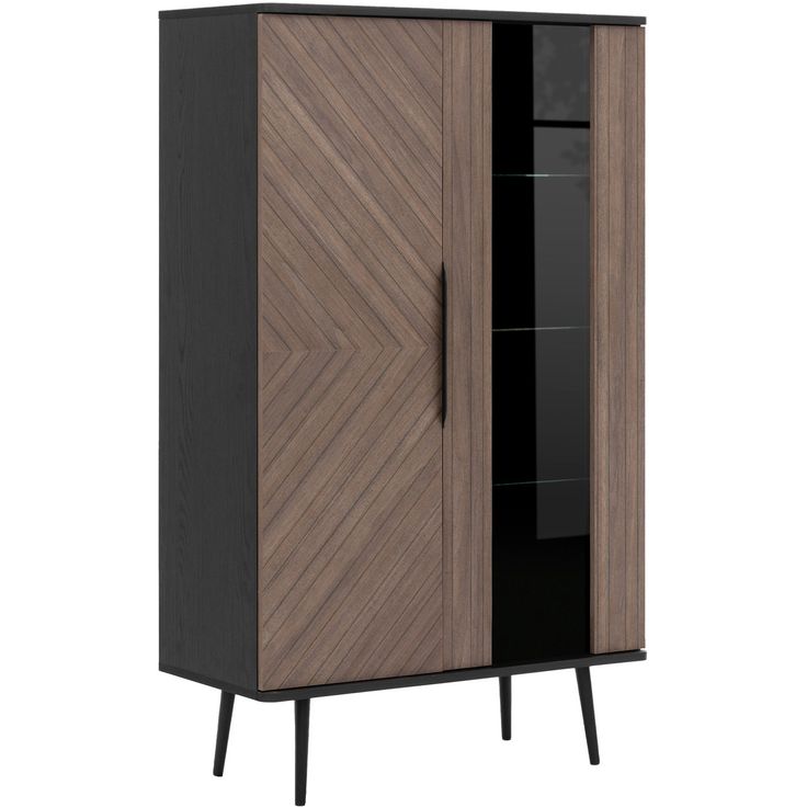 Vitriini Nomla WIT2D PINELLI PN-05, 90x140cm, musta/ruskea