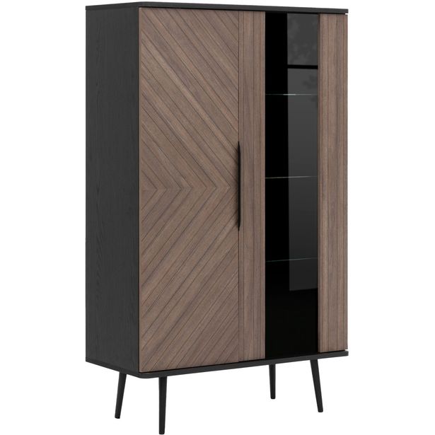 Vitriini Nomla WIT2D PINELLI PN-05, 90x140cm, musta/ruskea