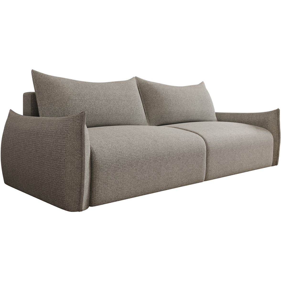 Vuodesohva Nomla CINDY, 3-istuttava, tumma beige