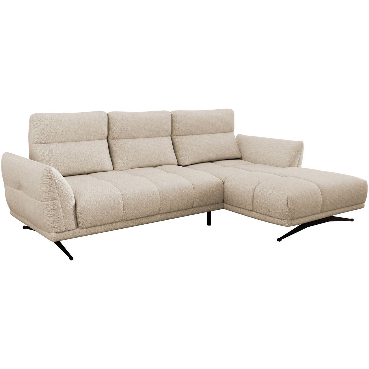 Divaanisohva Nomla GIOVANNI Z LCH, 3-istuttava, oikea, beige