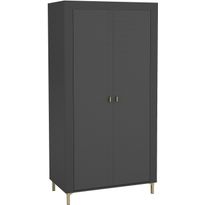 Vaatekaappi Nomla 2D MOSSA MO1, saranaovet, 97x194cm