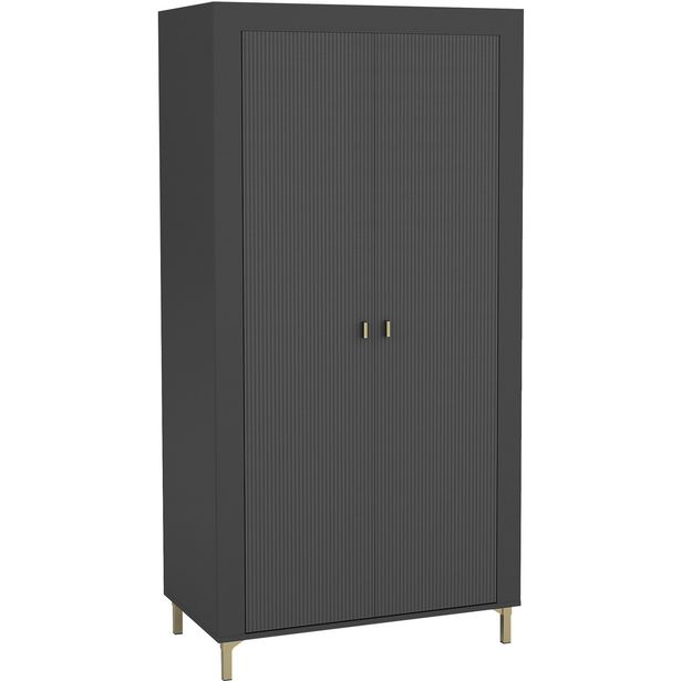 Vaatekaappi Nomla 2D MOSSA MO1, saranaovet, 97x194cm