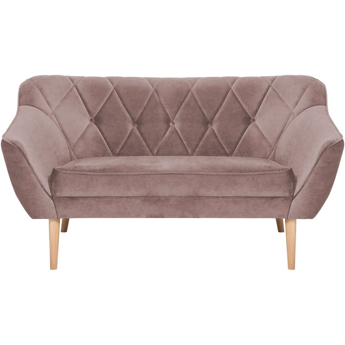 Sohva Nomla SKAND 2, 2-istuttava, vaaleanpunainen