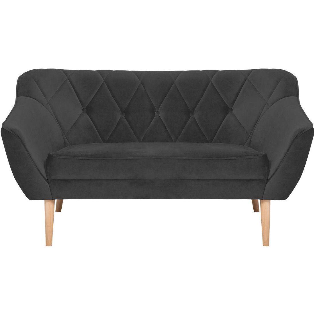 Sohva Nomla SKAND 2, 2-istuttava, tummanharmaa