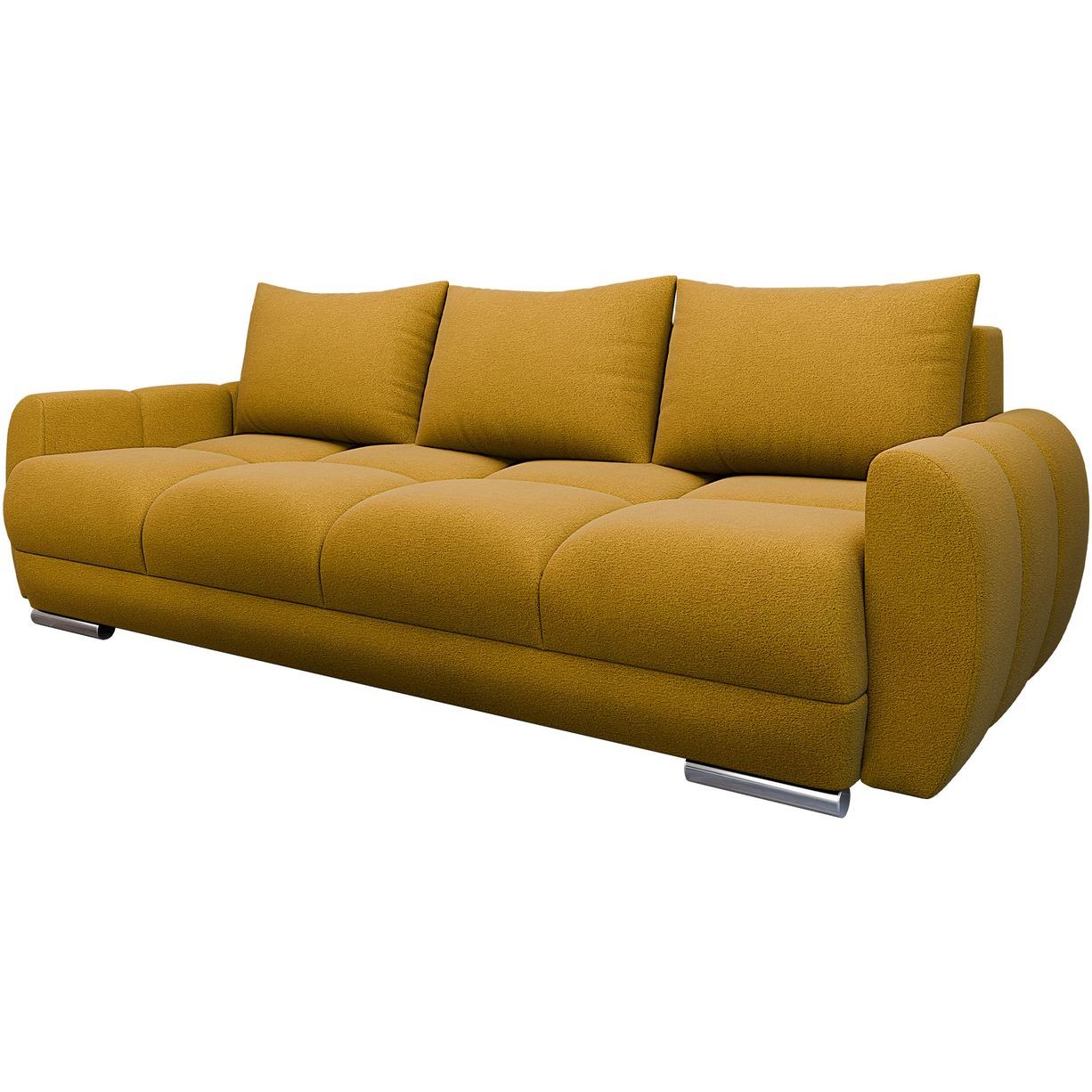 Vuodesohva Nomla LOGO 3, 4-istuttava, keltainen