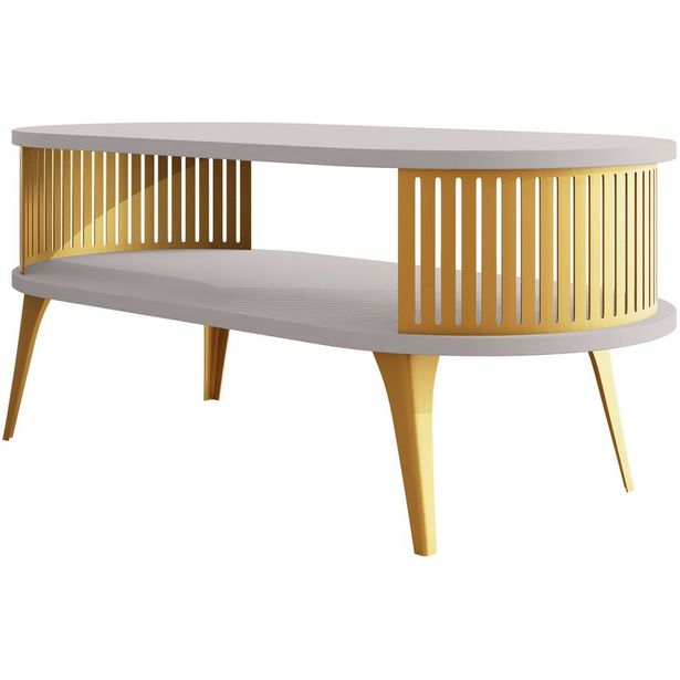 Sohvapöytä Nomla ROENNI GOLD, soikea, eri värejä