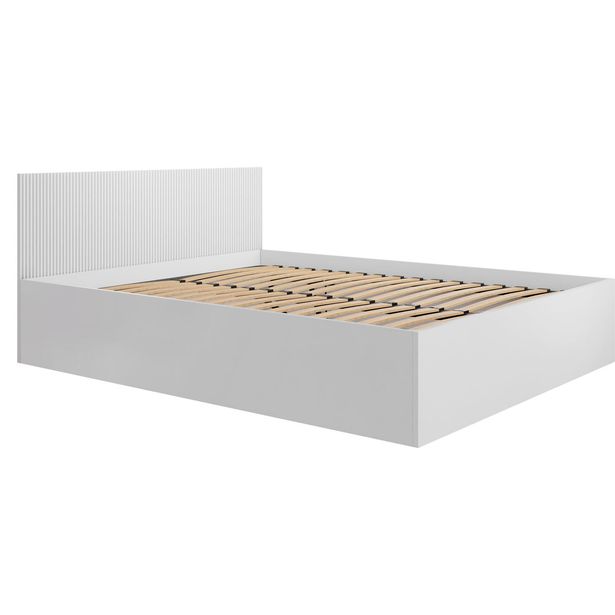 Säilytyssängyn runko Nomla TIRENO, 160x200cm, valkoinen