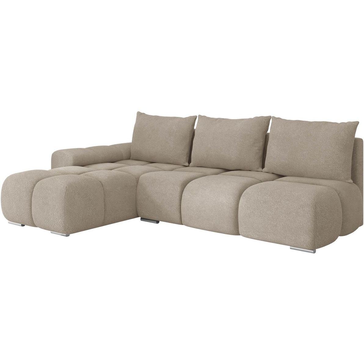 Divaanivuodesohva Nomla BESTII, 4-istuttava, vasen, ruskea