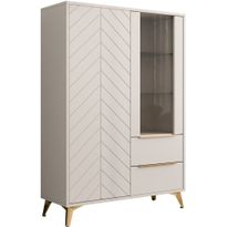 Vitriinikaappi Nomla 2D2SZ XYLIX, beige