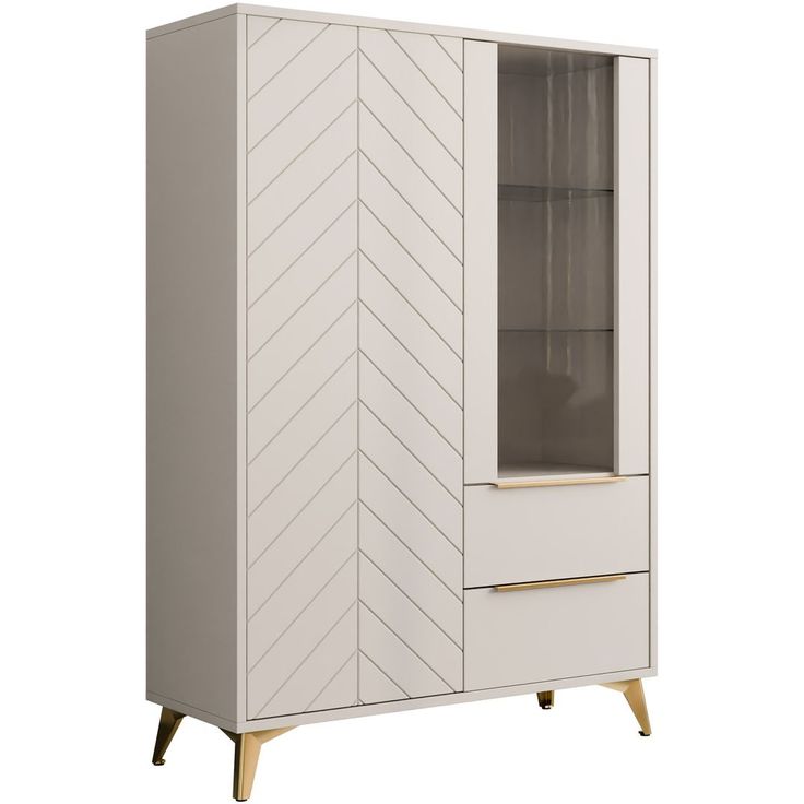 Vitriinikaappi Nomla 2D2SZ XYLIX, beige