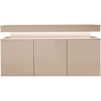 Lipasto Nomla 3D 160 GLOSSA 08, LED-valaistuksella, 83x160cm, beige