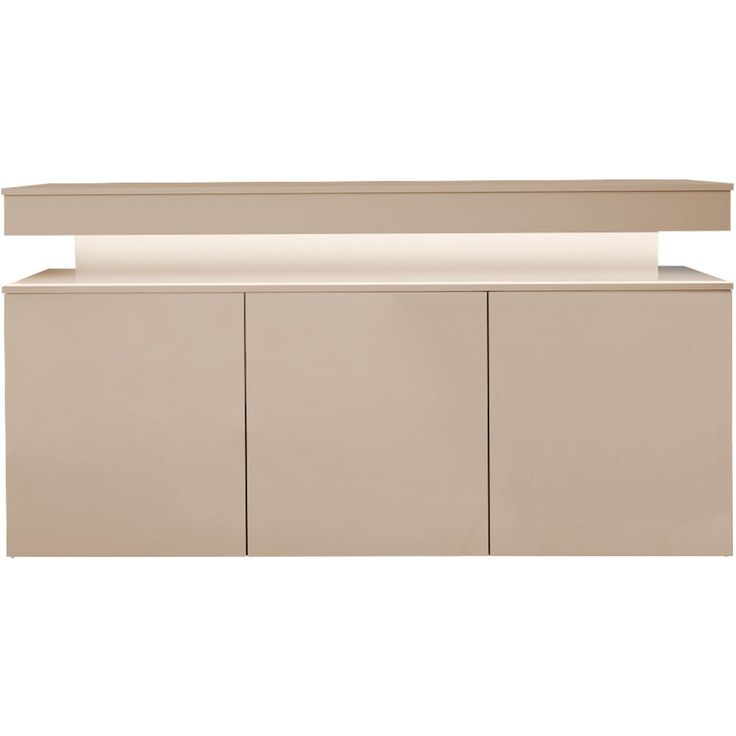 Lipasto Nomla 3D 160 GLOSSA 08, LED-valaistuksella, 83x160cm, beige