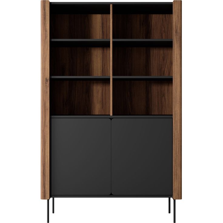Kirjahylly Nomla WRAP R105, 105x167cm, musta/ruskea