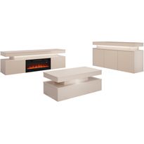 Olohuoneen huonekalusetti Nomla GLOSSA XI, beige