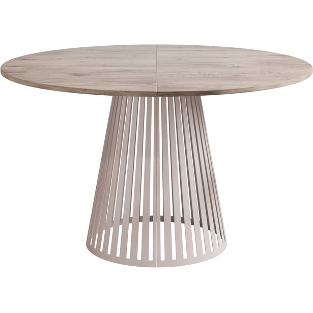 Jatkettava ruokapöytä Nomla CONE 120, 120/196x120cm, eri värejä