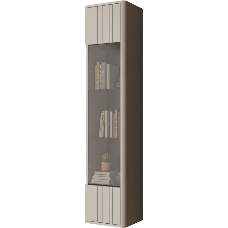 Vitriinikaappi Nomla PHILIPPE, 164cm, beige
