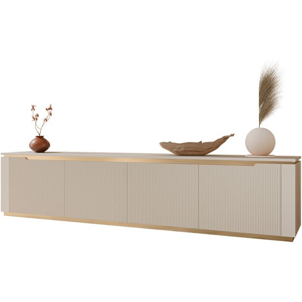 TV-taso Nomla 4K HILAFIN, leveys 219cm, beige