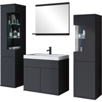 Kylpyhuoneen kalustesarja Nomla NAIROBI, LED-valaistuksella