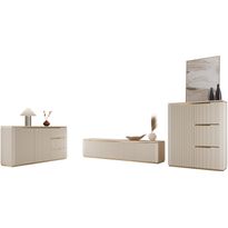 Olohuoneen huonekalusetti Nomla HILAFIN I, beige