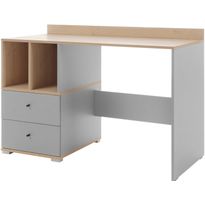 Työpöytä Nomla ORO SYSTEM 5, 120x55cm, harmaa/ruskea