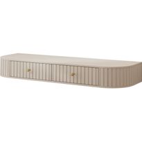 Meikkipöytä Nomla Sepiroz 2S, seinään kiinnitettävä, beige
