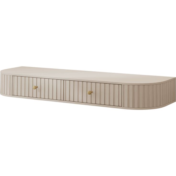 Meikkipöytä Nomla Sepiroz 2S, seinään kiinnitettävä, beige