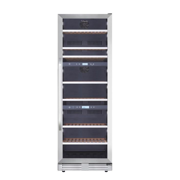 Viinikaappi la Sommeliere MT145TZ, 59.5cm, 3 lämpötila-aluetta, vapaasti seisova, teräs