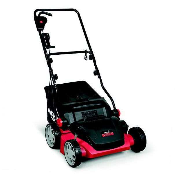 Ilmastaja MTD Optima 37 VE, 230V, kerääjällä