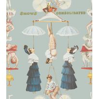 Paneelitapetti Mindthegap The Great Show Blue, 1.56x3m