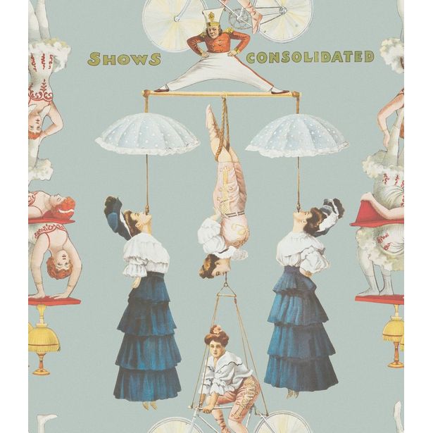 Paneelitapetti Mindthegap The Great Show Blue, 1.56x3m