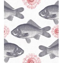 Paneelitapetti Mindthegap Fish Neutral, 1.56x3m