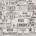 Paneelitapetti Mindthegap Street Signs Brown, 1.56x3m (MTG-WP20034)