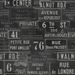 Paneelitapetti Mindthegap Vintage Signs Anthracite, 1.56x3m (MTG-WP20037)