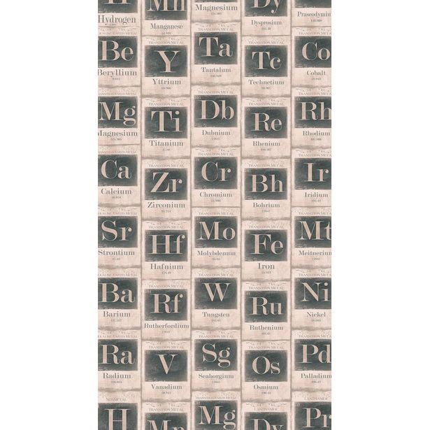 Paneelitapetti Mindthegap Periodic Table Sand, 1.56x3m