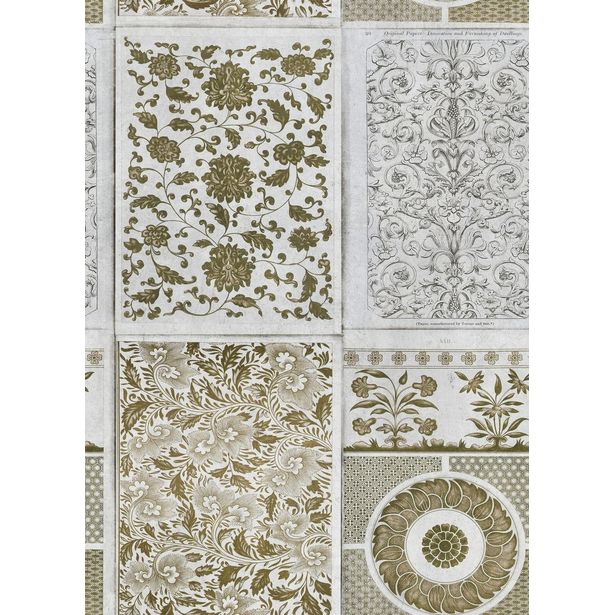 Paneelitapetti Mindthegap Chinese Patterns Brown, 1.56x3m