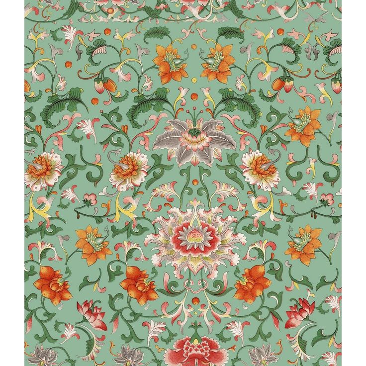 Paneelitapetti Mindthegap Chinese Floral, 1.56x3m