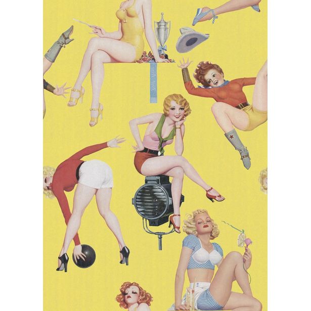 Paneelitapetti Mindthegap Pin-up Girls I, 1.56x3m
