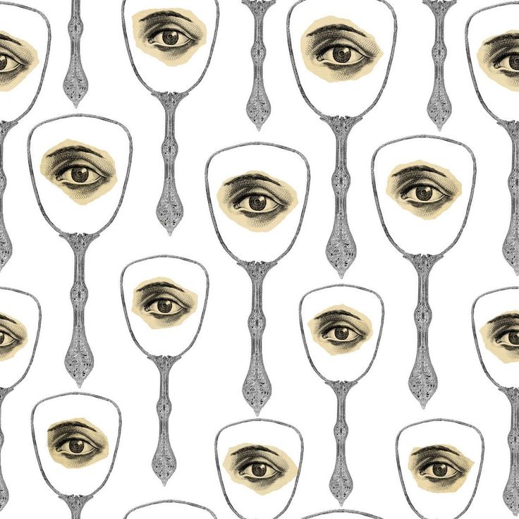 Paneelitapetti Mindthegap Mirror's Eye Neutral, 1.56x3m