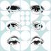 Paneelitapetti Mindthegap Eyes and circles sky, 1.56x3m (MTG-WP20086)