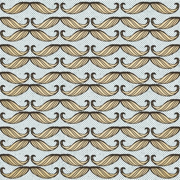 Paneelitapetti Mindthegap Moustache, 1.56x3m