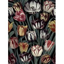 Paneelitapetti Mindthegap Tulipa Dark, 1.56x3m