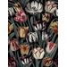 Paneelitapetti Mindthegap Tulipa Dark, 1.56x3m (MTG-WP20177)