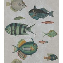 Paneelitapetti Mindthegap Poissons Grey, 1.56x3m