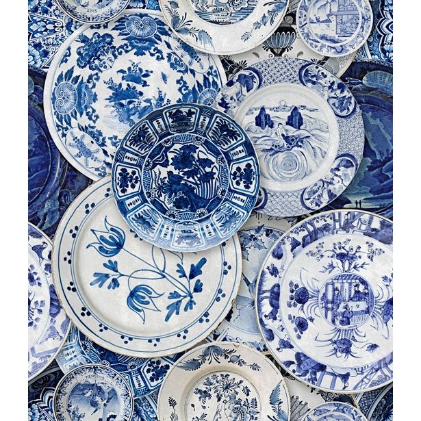 Paneelitapetti Mindthegap Delftware, 1.56x3m