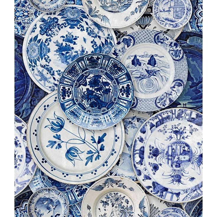 Paneelitapetti Mindthegap Delftware, 1.56x3m